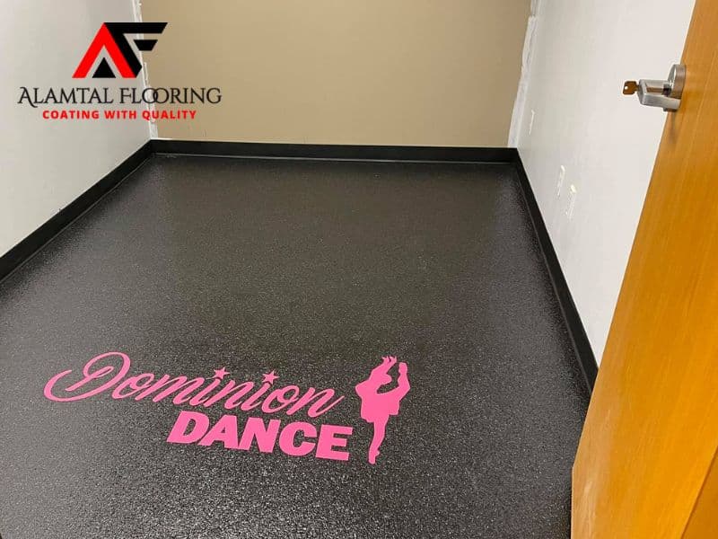 Dominion concrete floor epoxy finish